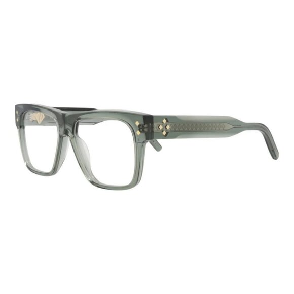 Dior Mens Square/Rectangle Green Green Transparent Fashion Designer Eyewear - Picture 1 of 4
